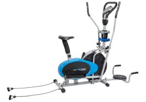 Body Xtreme Fitness 6-in-1 Elliptical Trainer Exercise Bike, Home Gym Equipment, Push Up Bars, Ab-Twister, Hand weights, Resistance Bands, Pulse Sensors, BONUS COOLING TOWEL ~ ON SALE!