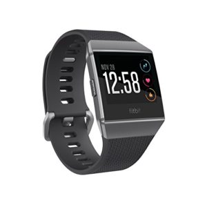 Fitbit Ionic Smartwatch, Charcoal-Smoke Gray One Size S and L Bands Included