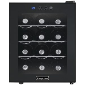Best Gifts for Him Father's Day, Birthday, Christmas, Valentines 2018 2019 - Magic Chef MCWC12B 12-Bottle Wine Cooler