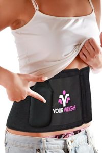 Quality Waist Trainer By Your Weigh – Best Abs Exercise Workout Equipment For Weight Loss, Sized To Fit S-XL With Detachable Pocket