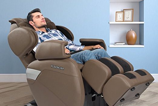 RELAXONCHAIR MK-II Plus [Redesigned] Full Massage Chair with Built Heating and Air Massage System (Chocolate)