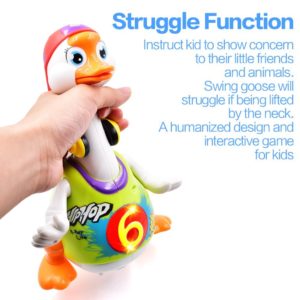 TOYK Dancing Hip Hop Goose Super Fun Toy with Music - Toys for girls and boys kids or toddlers